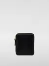 Comme Des Garçons Zip-around Polka-dot Wallet In Black