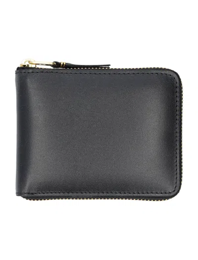 Comme Des Garçons Wallet  Wallet Small Leather Zip-around Wallet In Black