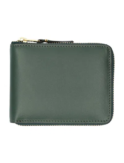 Comme Des Garçons Wallet  Wallet Small Leather Zip-around Wallet In Green