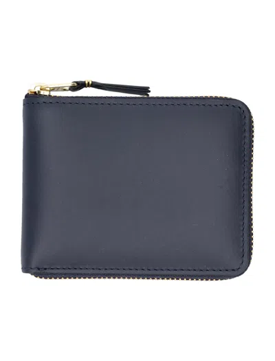 Comme Des Garçons Wallet  Wallet Small Leather Zip-around Wallet In Blue