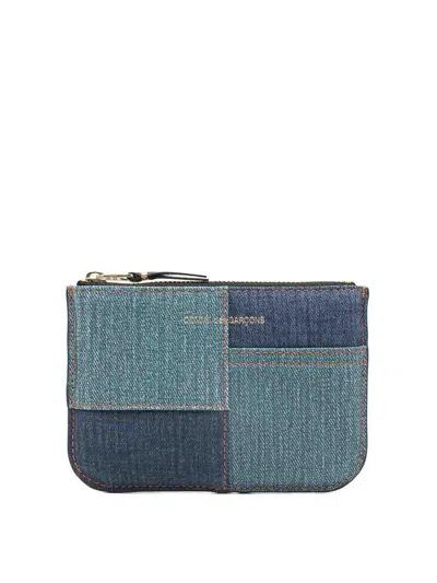 Comme Des Garçons Wallet / Denim Pocket In Blue