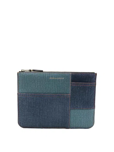 Comme Des Garçons Wallet / Denim Pocket In Blue