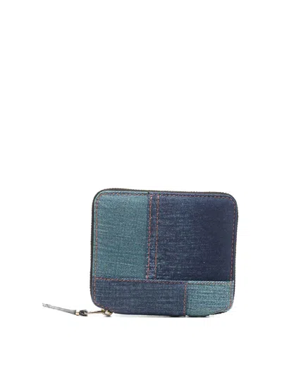 Comme Des Garçons Wallet / Denim Pocket In Blue
