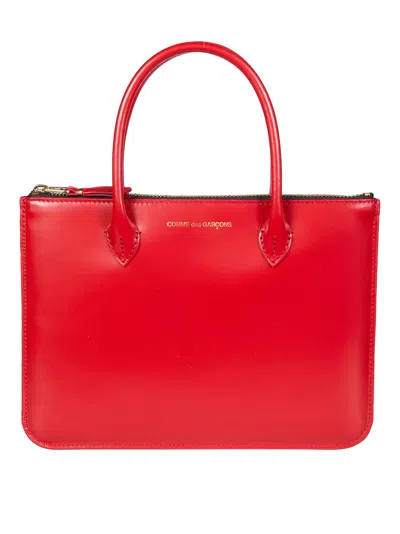 Comme Des Garçons Comme Des Garcons Wallet Elegant Women's Mini Handle Bag In Rosso