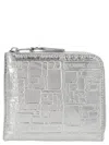 Comme Des Garçons Raised Logo Textured Finish Wallet