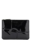Comme Des Garçons Comme Des Garcons Wallet Glossy Patent Leather In Black