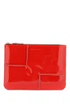 Comme Des Garçons Comme Des Garcons Wallet Glossy Patent Leather In Red
