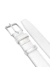 Comme Des Garçons Wallet "gold And Silver" Belt In White