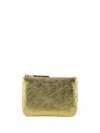 Comme Des Garçons Wallet "gold And Silver" Pouch