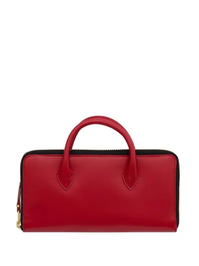 Comme Des Garçons Wallet Handles In Red