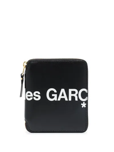 Comme Des Garçons Wallet "huge Logo 125x105 Mm" Wallet In Black