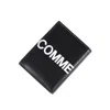 Comme-des-garcons-wallet Huge Logo Wallet In Black In Nero