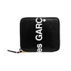 Comme-des-garcons-wallet Huge Logo Wallet In Nero