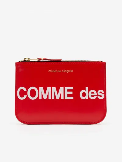 Comme Des Garçons Wallet Huge Logo Wallet In Pattern