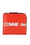 Comme Des Garçons Classic Leather Bifold Wallet With Card Slots In Red