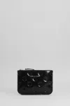 Comme Des Garçons Wallet In Black Leather In Black