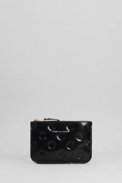 Comme Des Garçons Wallet In Black Leather