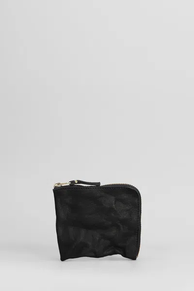 Comme Des Garçons Wallet In Black Leather