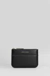 Comme Des Garçons Wallet In Black Leather In Black