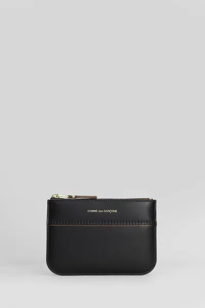 Comme Des Garçons Wallet In Black Leather