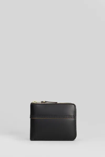 Comme Des Garçons Wallet In Black Leather