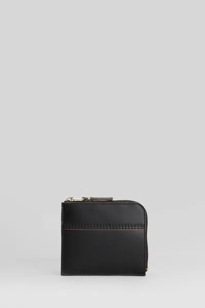 Comme Des Garçons Wallet In Black Leather