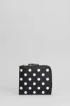 Comme Des Garçons Wallet In Black Leather In Black