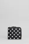 Comme Des Garçons Polka Dot Wallet Wallets Black In Black