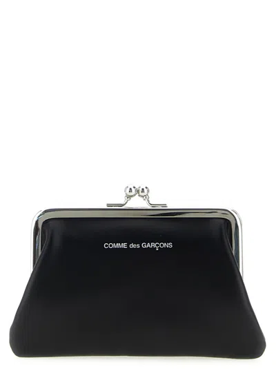 Comme Des Garçons Wallet 'kiss Clasp' Purse In Black