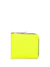Comme Des Garçons Wallet Leather Angular Bag In Yellow