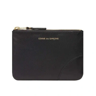Comme Des Garçons Wallet Leather Classic Zipped Wallet In Black
