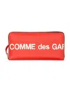 Comme Des Garçons Wallet Leather Hugo Logo Horizontal All-around Zip Wallet