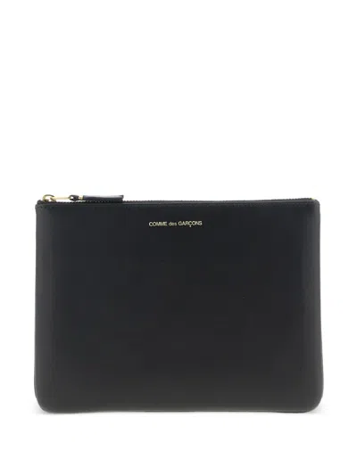 Comme Des Garçons Comme Des Garcons Wallet Leather Pouch In Black