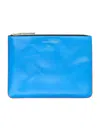 Comme Des Garçons Wallet Leather Super Fluo Pouch