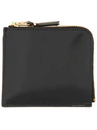 Comme Des Garçons Wallet Leather Wallet In Black