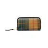 Comme-des-garcons-wallet Lenticular Tartan Wallet In Giallo/verde