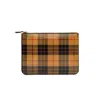 Comme-des-garcons-wallet Lenticular Tartan Wallet In Giallo/verde
