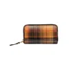 Comme-des-garcons-wallet Lenticular Tartan Wallet In Rosso/giallo
