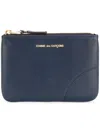 Comme Des Garçons Wallet Logo Detail Flat Leather Pouch