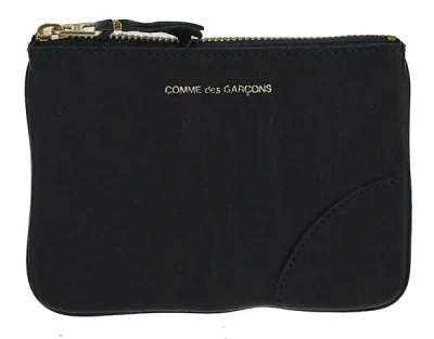 Comme Des Garçons Wallet Logo Printed Leather Wallet In Red