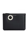 Comme Des Garçons Silver Eyelet Coin Purse