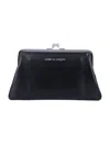 Comme Des Garçons Wallet Medium Kiss-clasp Purse In Black
