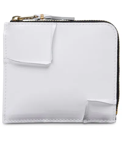 Comme Des Garçons Wallet 'medley' White Lear Wallet