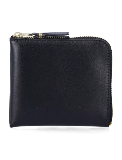Comme Des Garçons Comme Des Garcons Wallet Mini Zip Wallet In Nero