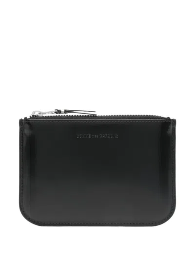 Comme Des Garçons Wallet "mirror Inside" Pouch In Black