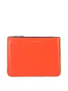 Shop Comme Des Garçons Carteras Y Monederos - Super Fluo In Orange