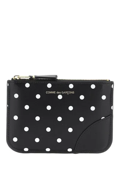 Comme Des Garçons Comme Des Garcons Wallet Polka Dot Wallet In Black