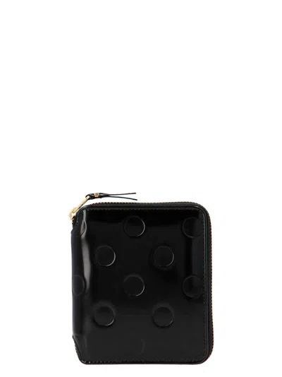 Comme Des Garçons Wallet 'polka Dots Embossed' Wallet
