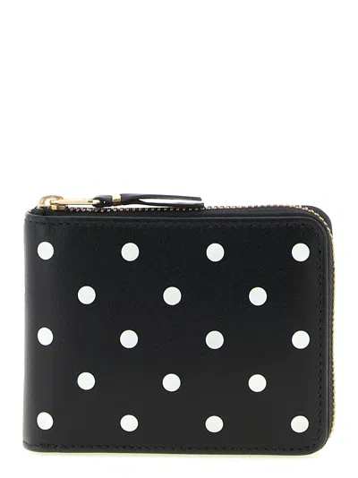 Comme Des Garçons Wallet Polka Dots Printed Wallet