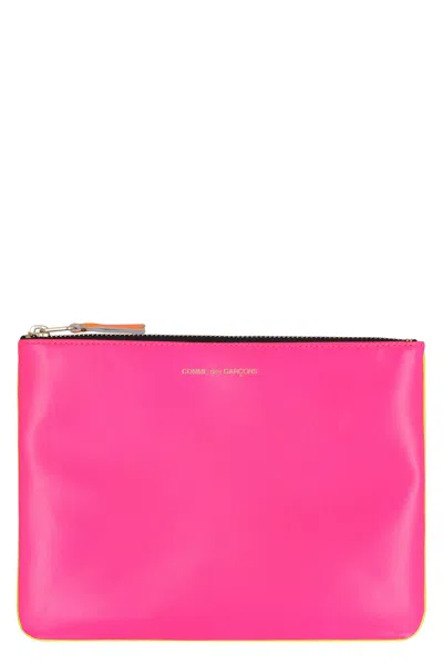 Comme Des Garçons Wallet Portafoglio  Super Fluo In Pink